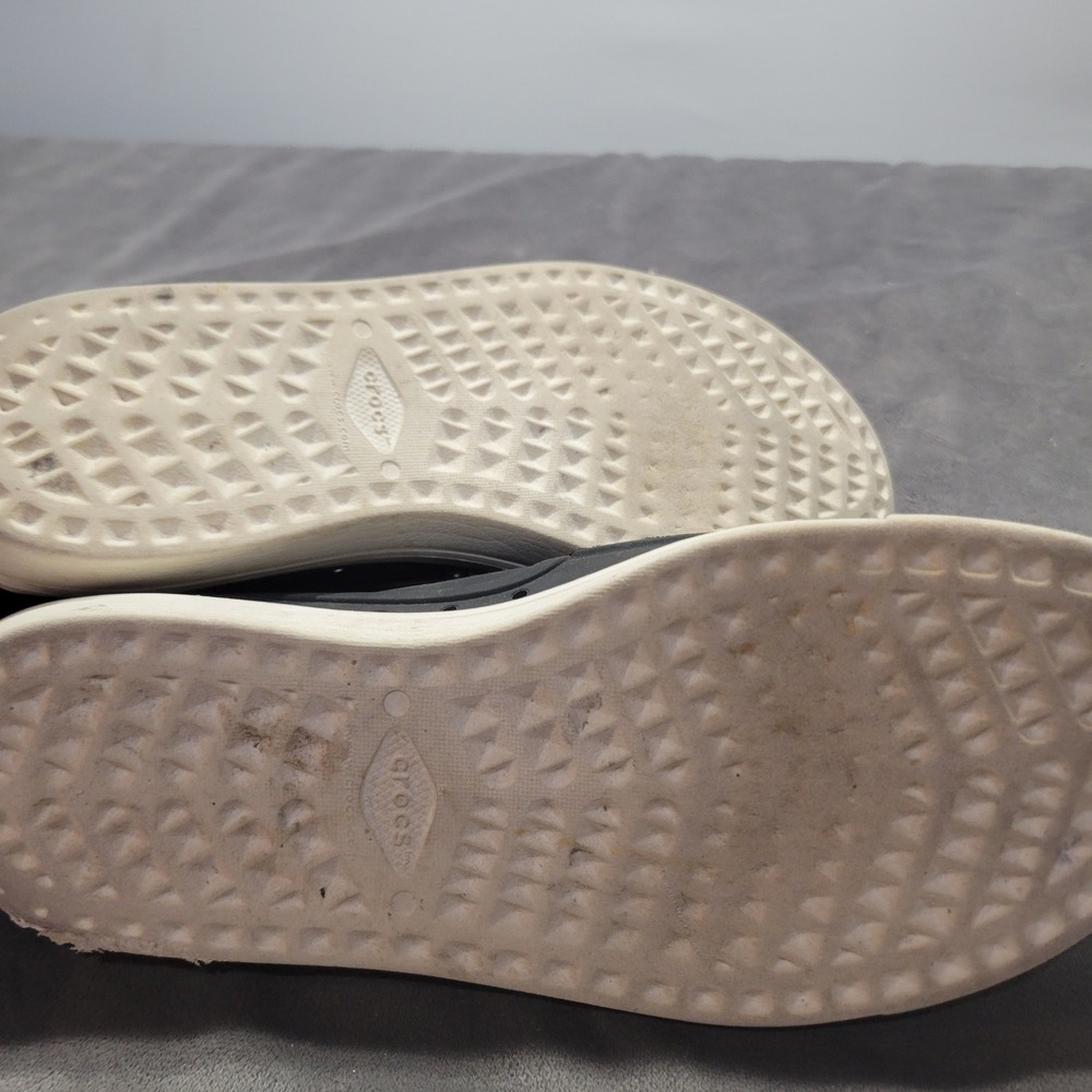 Crocs CitiLane Roka‎ Slip-On Sneakers Mens Black White Perforated Water Shoes - Picture 5 of 10